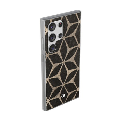 Concrete Mosaic Star · Lite Phone Case for Samsung · Black