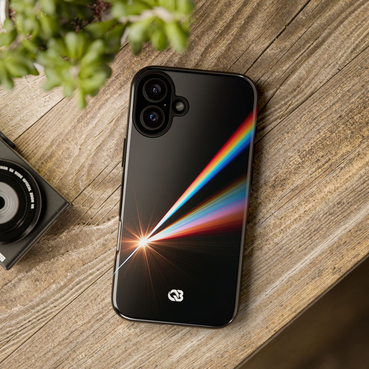 Spectral Refraction · Tough Phone Case for iPhone · Black