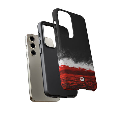 Crimson Void · Tough Phone Case for Samsung · Black