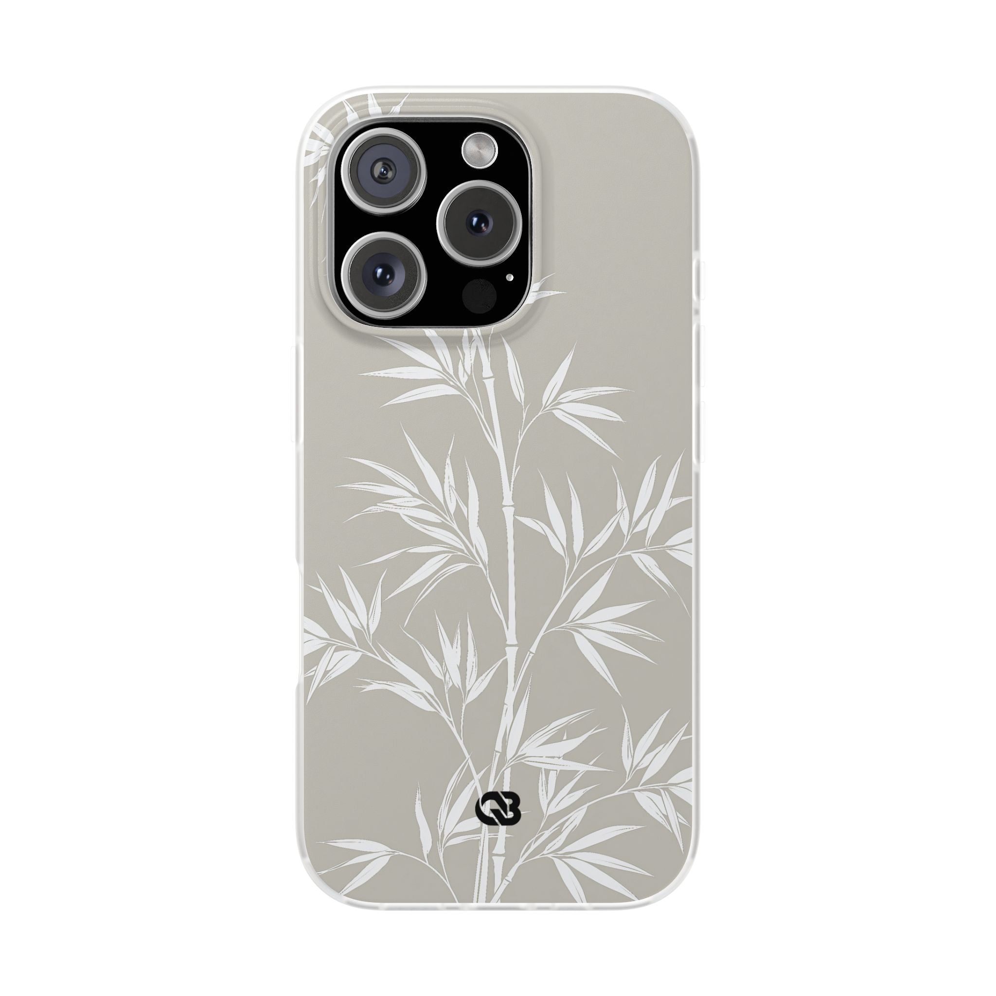 Beige Lite Phone Case for iPhone - Sandstone Bamboo Stalks