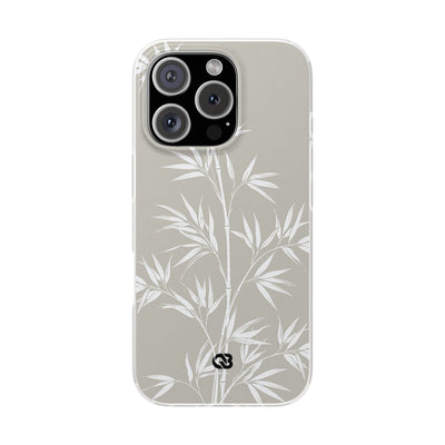 Beige Lite Phone Case for iPhone - Sandstone Bamboo Stalks