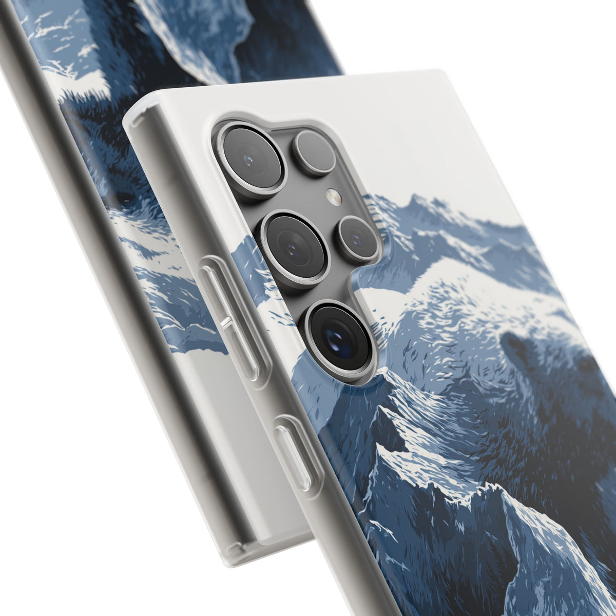 Fjord Summit Bear · Lite Phone Case for Samsung · Blue