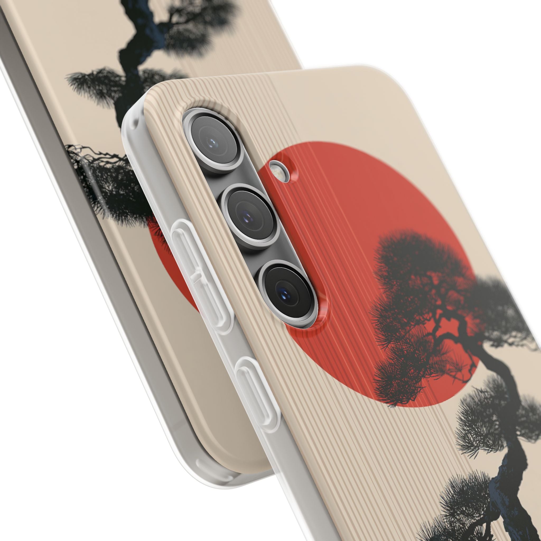Beige Lite Phone Case for Samsung - Kyoto Crimson Pine