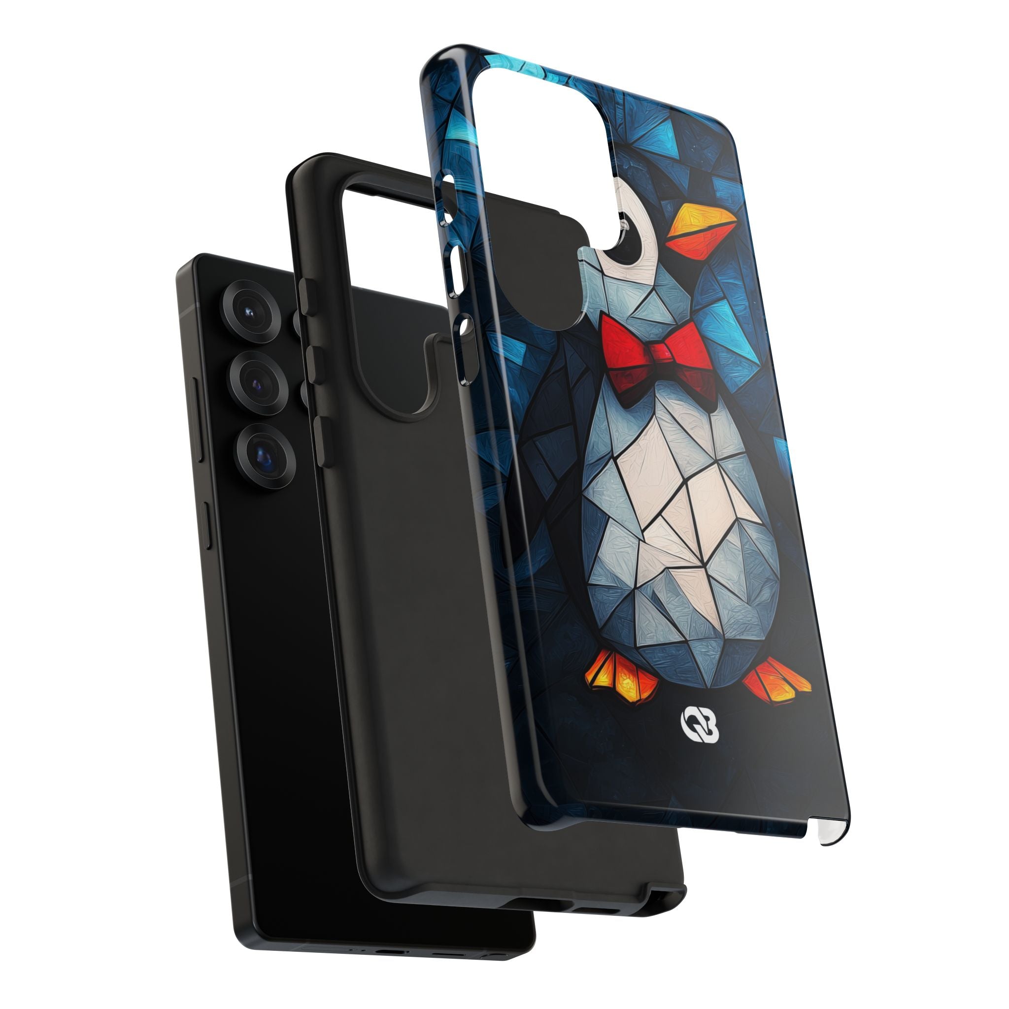 Mosaic Bowtie Penguin · Tough Hoesje voor Samsung