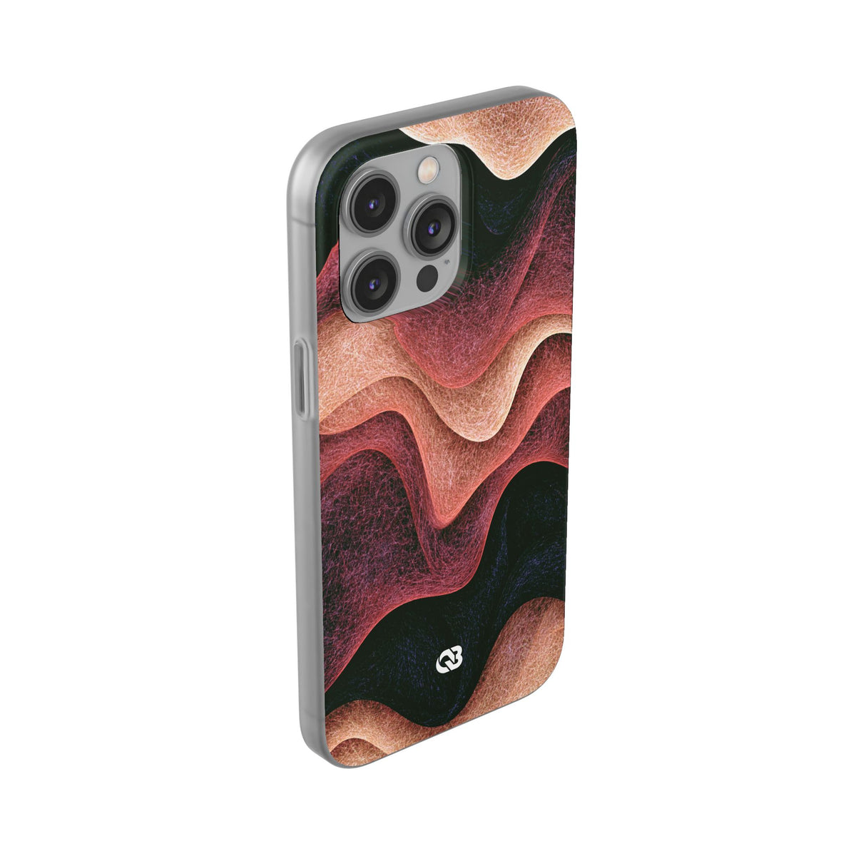 Rose Contour Waves · Lite Phone Case for iPhone ·  Pink
