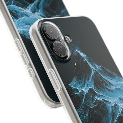 Nordic Frost Peak · Lite Phone Case for iPhone ·  Blue