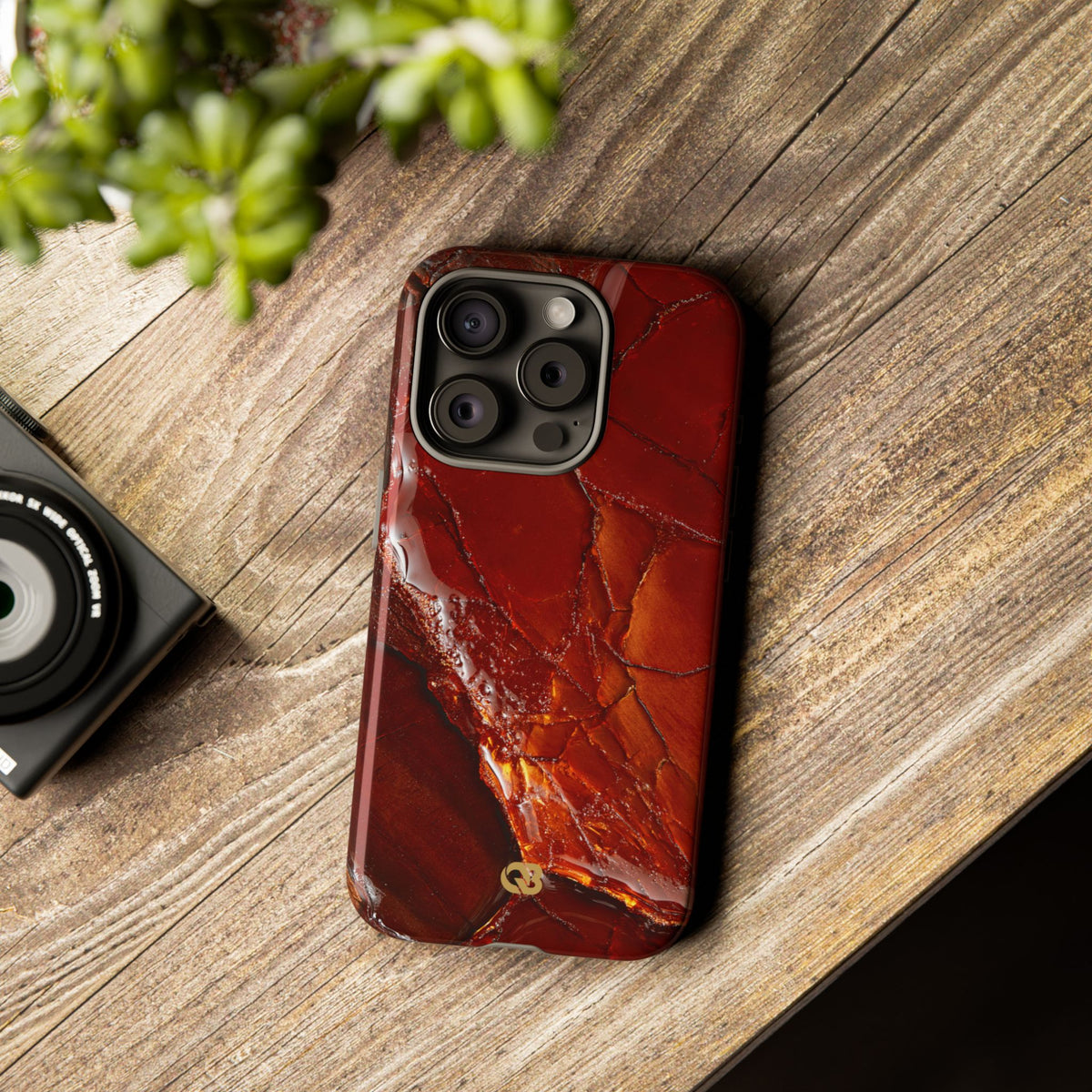 Amber Embrace · Tough Phone Case for iPhone · Brown