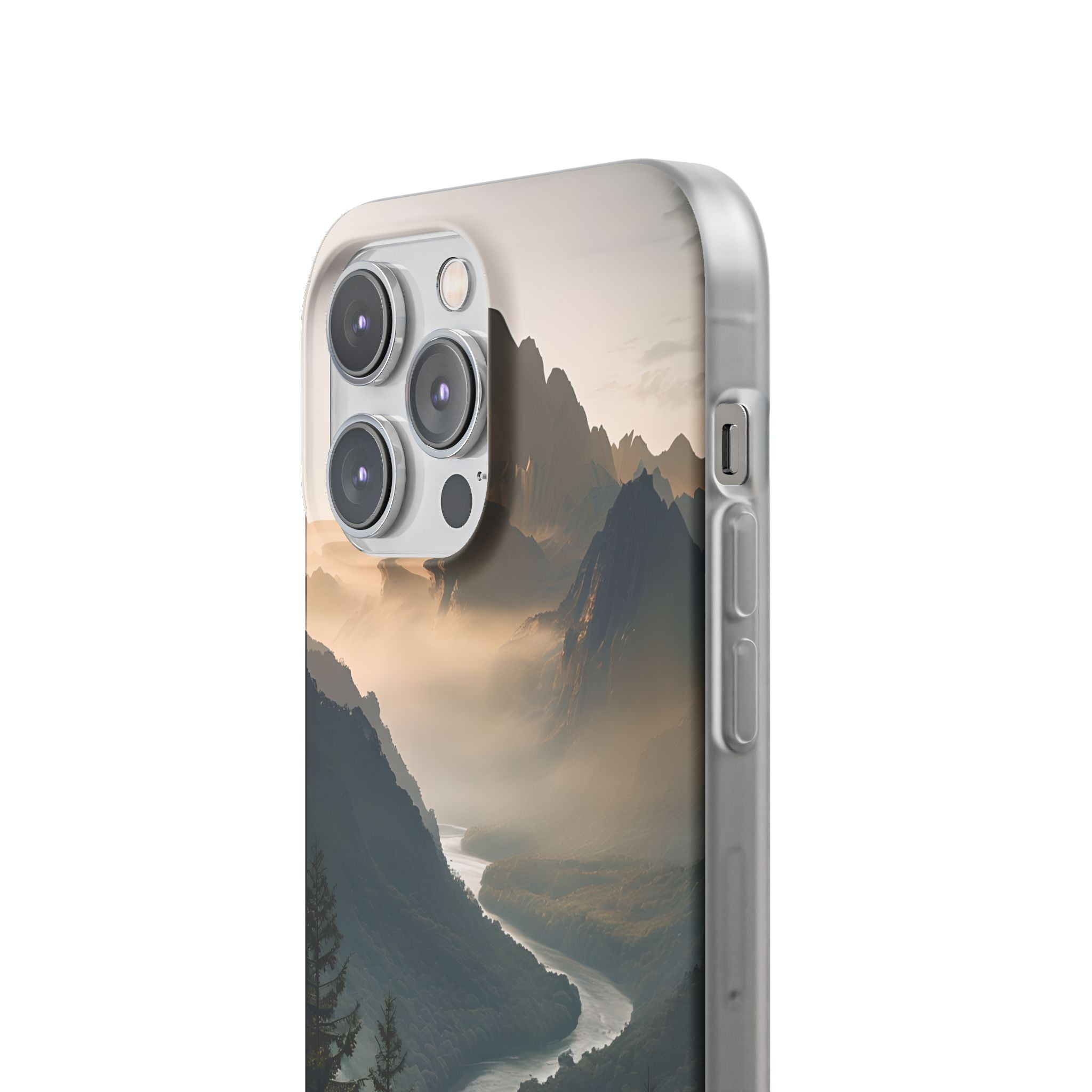 Golden Summit Valley · Soft Phone Case for iPhone