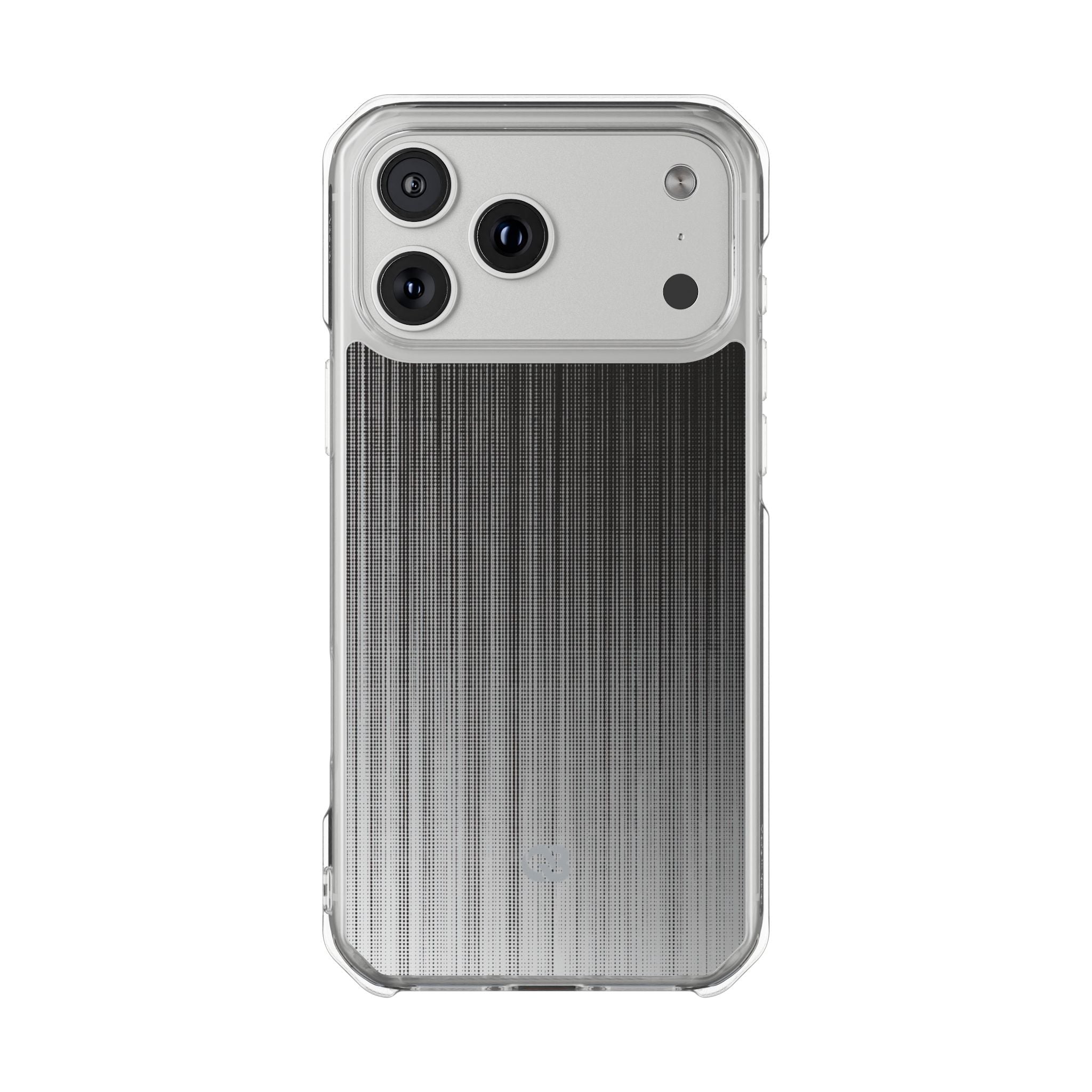 Grey Impact MagSafe Phone Case for iPhone - Static Vertical Dither