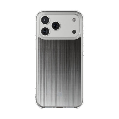 Grey Impact MagSafe Phone Case for iPhone - Static Vertical Dither
