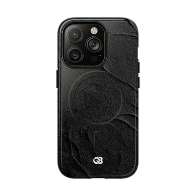 Obsidian Stucco Relief · Tough 2.0 Magnetic Phone Case for iPhone · Black