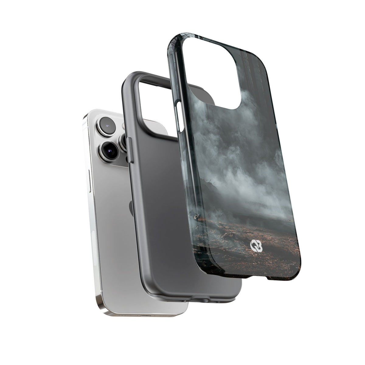 Shadowed Pine Mist · Tough Phone Case for iPhone · Black