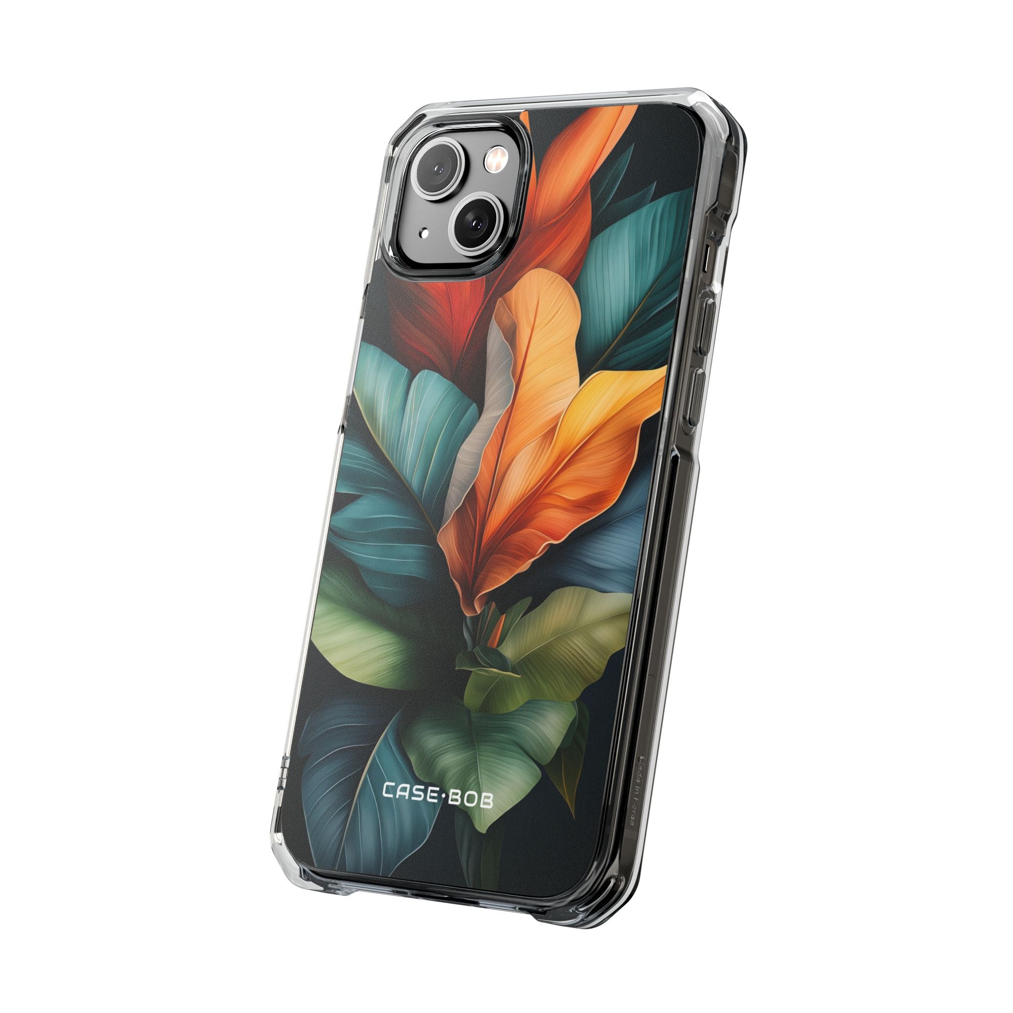 Tropical Leafburst iPhone 14 Plus Case - Impact