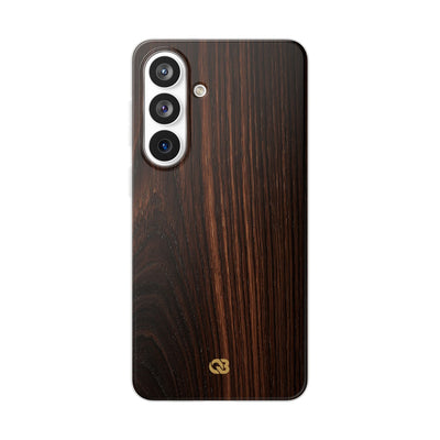 Brown Lite Phone Case for Samsung - Burnished Mahogany Grain