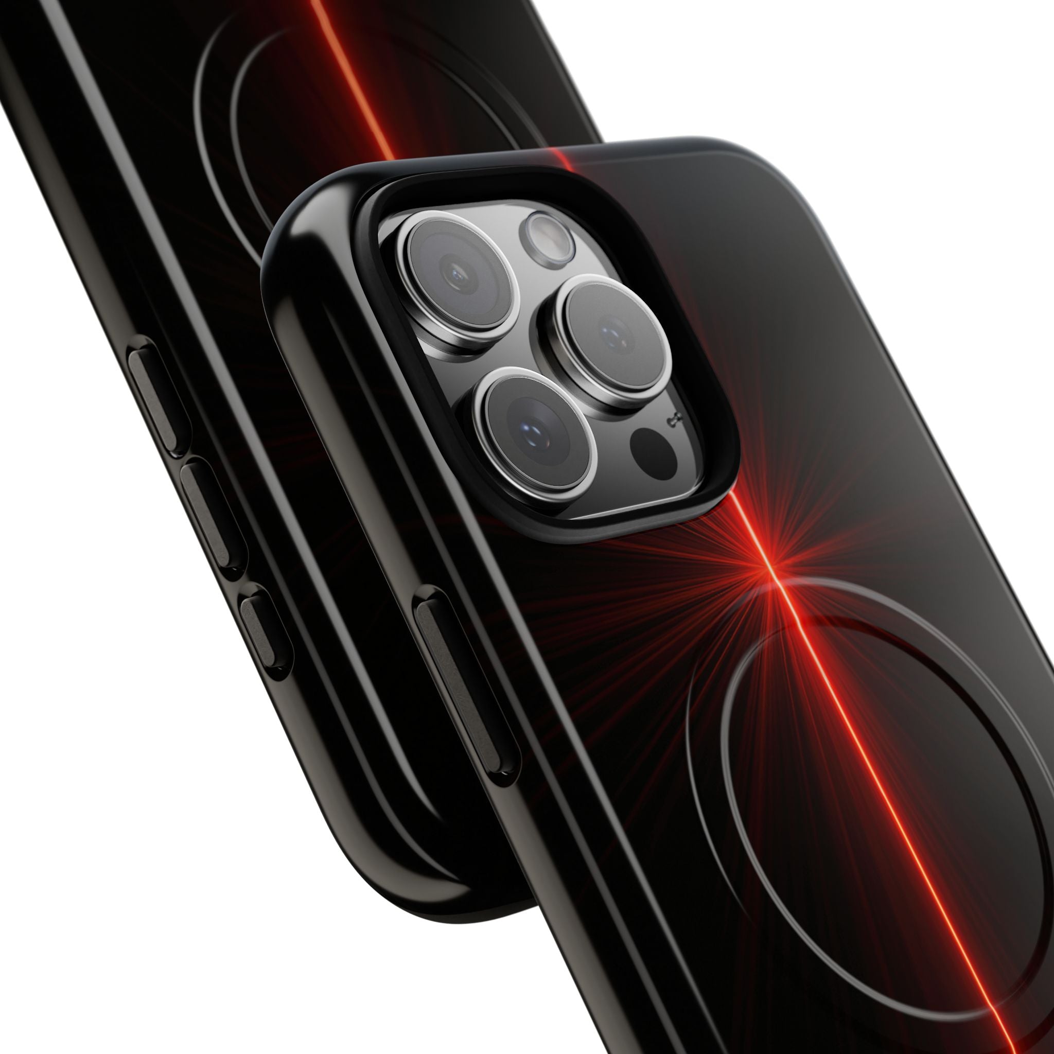 Red Tough 2.0 Magsafe Phone Case for iPhone - Crimson Flare Vector
