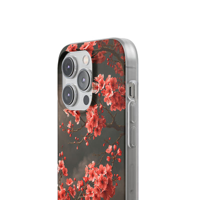 Dark Sakura Nocturne · Lite Phone Case for iPhone ·  Black