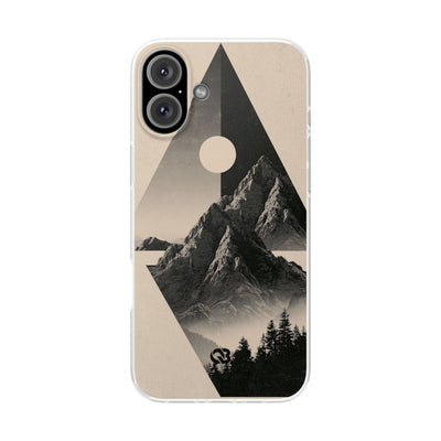 Beige Lite Phone Case for iPhone - Obsidian Summit Parchment