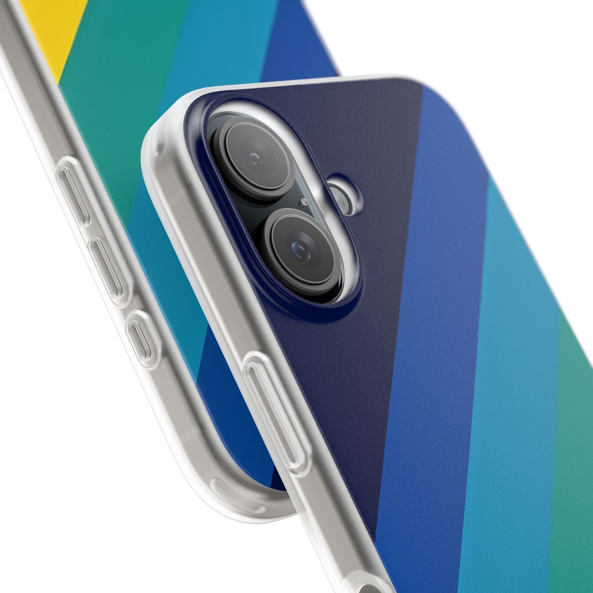 Prismatic Slant · Soft Phone Case for iPhone