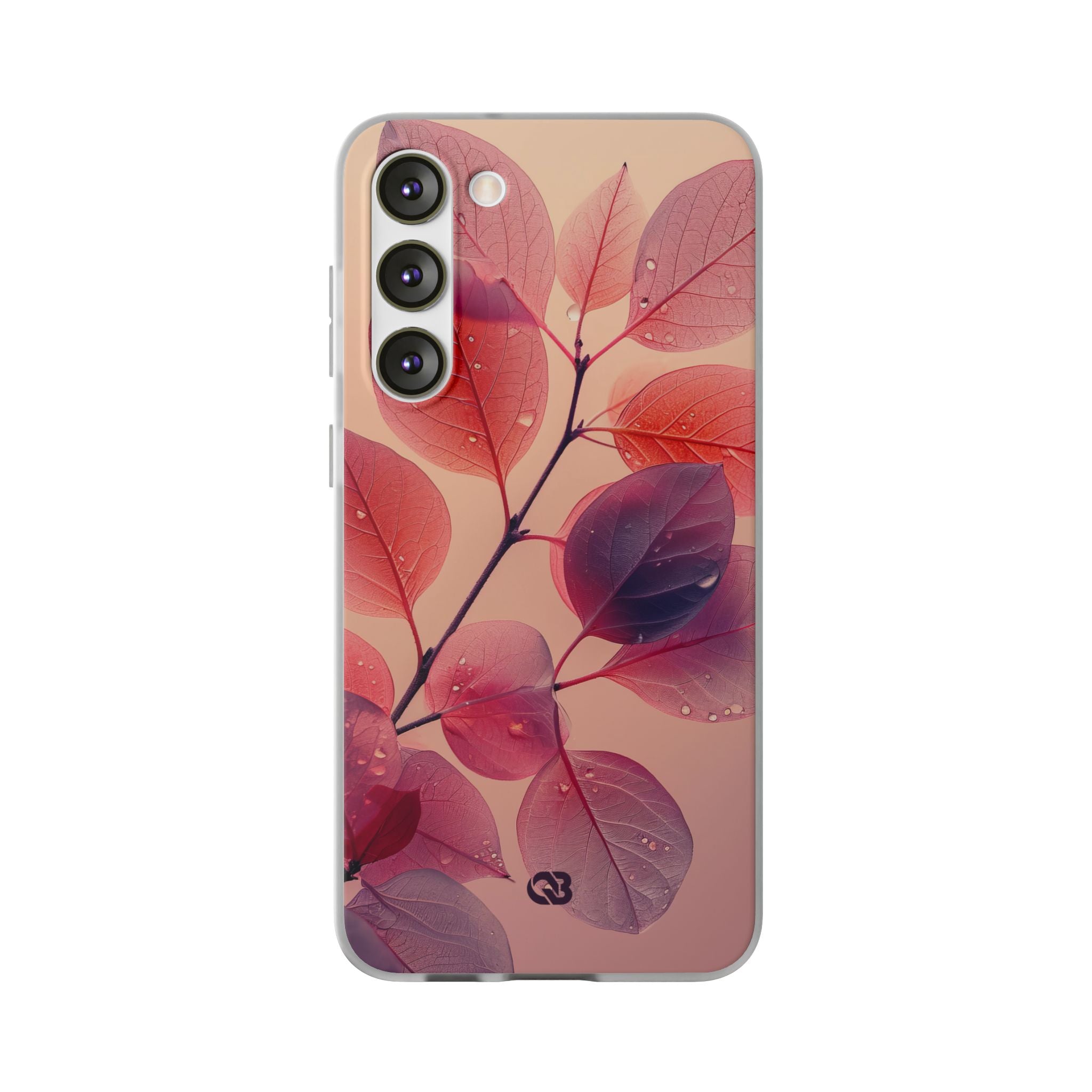 Dewy Magenta Foliage · Soft Phone Case for Samsung
