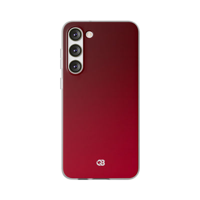 Red Lite Phone Case for Samsung - Crimson Velvet Fade
