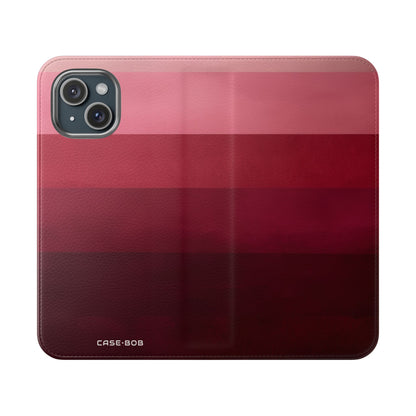 Blushing Stripes - iPhone 15 Case - Wallet