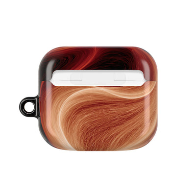 Solar Ember Flow · Hard Case for AirPods & AirPods Pro · Orange