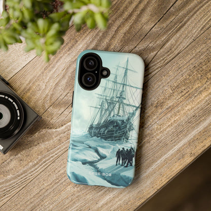 Icebound Ship iPhone 16 Case - Tough