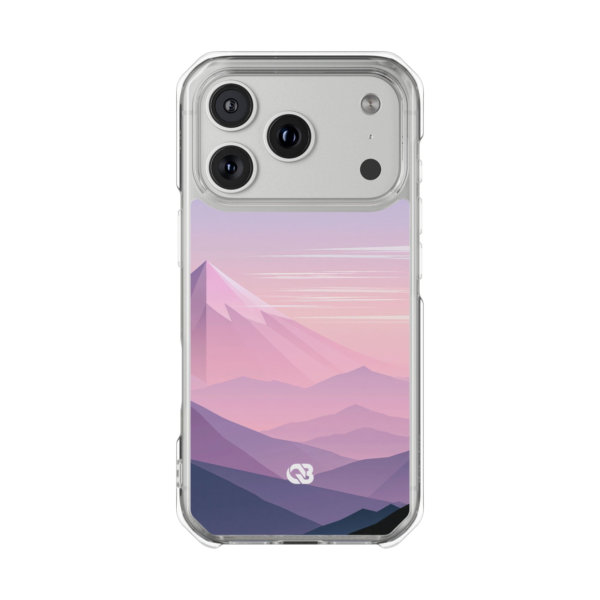 Purple Impact MagSafe Phone Case for iPhone - Lavender Alpine Dawn