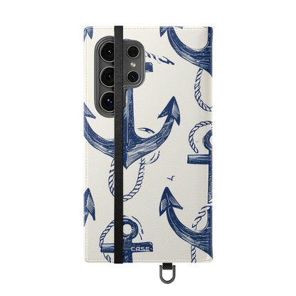 Blue Anchor Breeze - Samsung S24 Ultra Case - Wallet