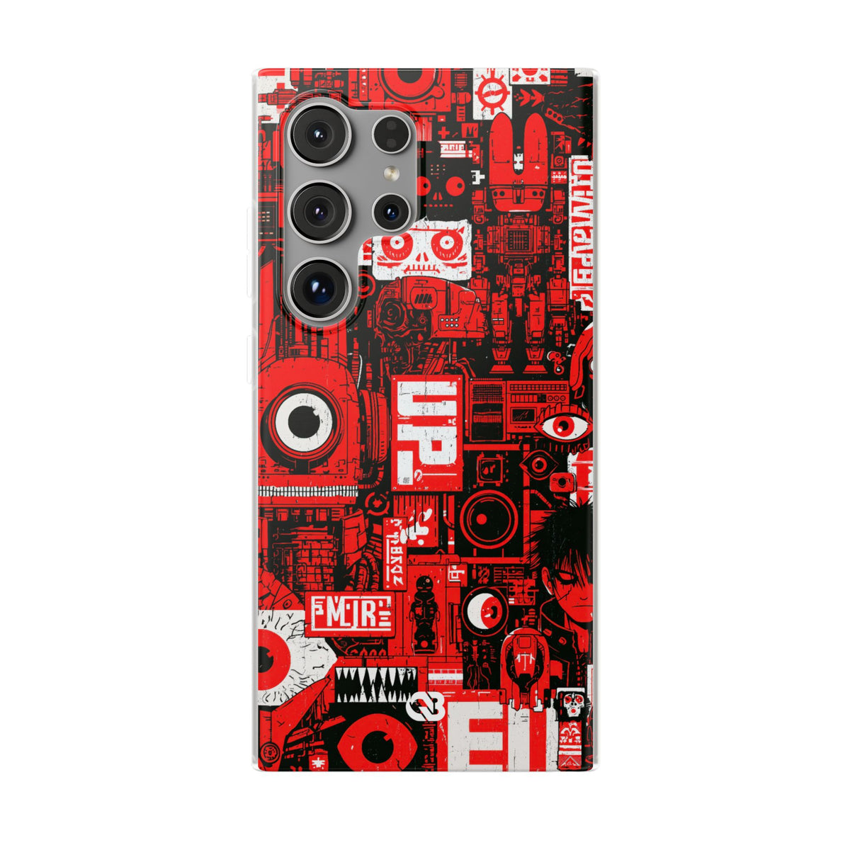 Neo Mecha Collage · Lite Phone Case for Samsung · Red