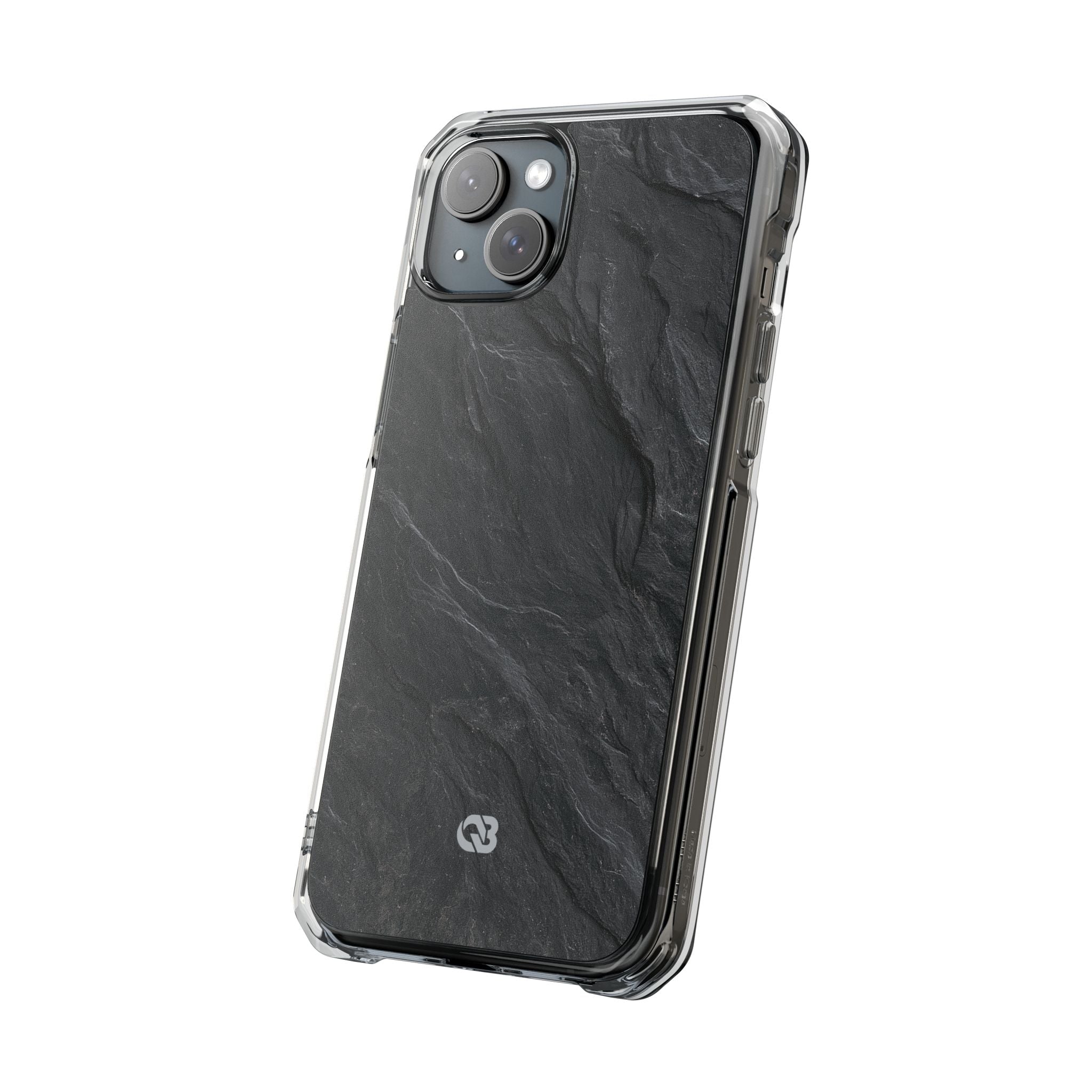 Black Impact MagSafe Phone Case for iPhone - Midnight Slate Ridge