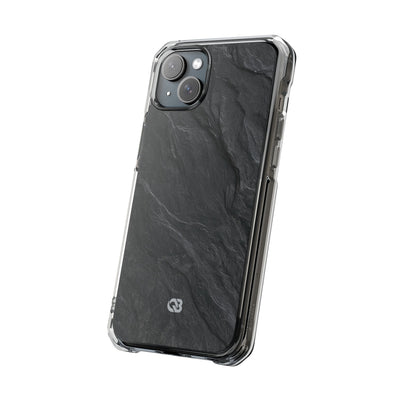Black Impact MagSafe Phone Case for iPhone - Midnight Slate Ridge