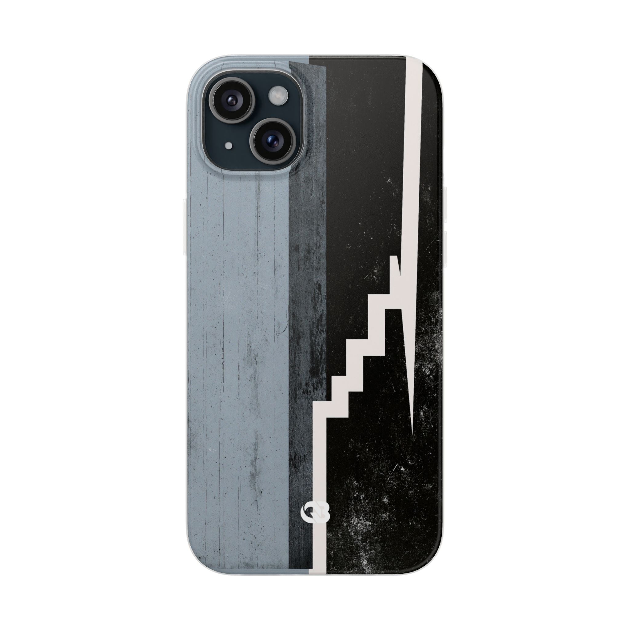 Grey Lite Phone Case for iPhone - Industrial Concrete Void