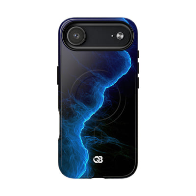 Electric Azure Drift · Tough 2.0 Magnetic Phone Case for iPhone · Blue