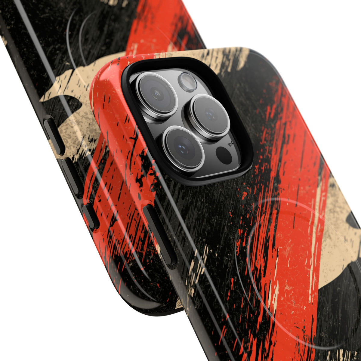 Urban Slash Camo · Tough 2.0 Magnetic Phone Case for iPhone · Black