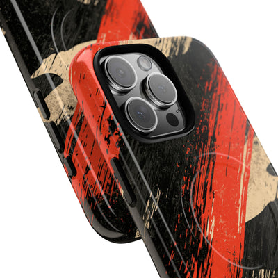 Urban Slash Camo · Tough 2.0 Magnetic Phone Case for iPhone · Black