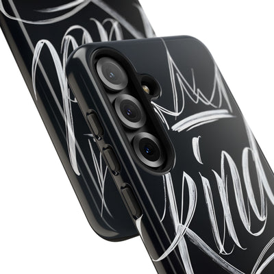 Noir Crown Script · Custodia Tough per Samsung