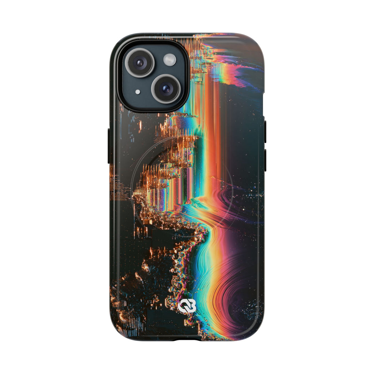 Prismatic Circuit · Tough 2.0 Magnetic Phone Case for iPhone · Black