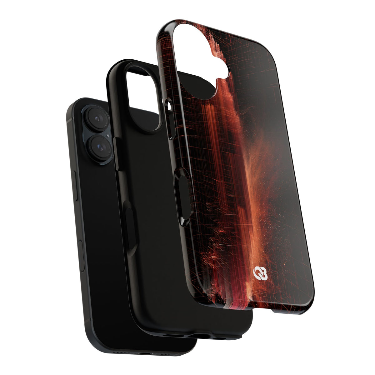 Luminous Monolith · Tough Phone Case for iPhone · Black