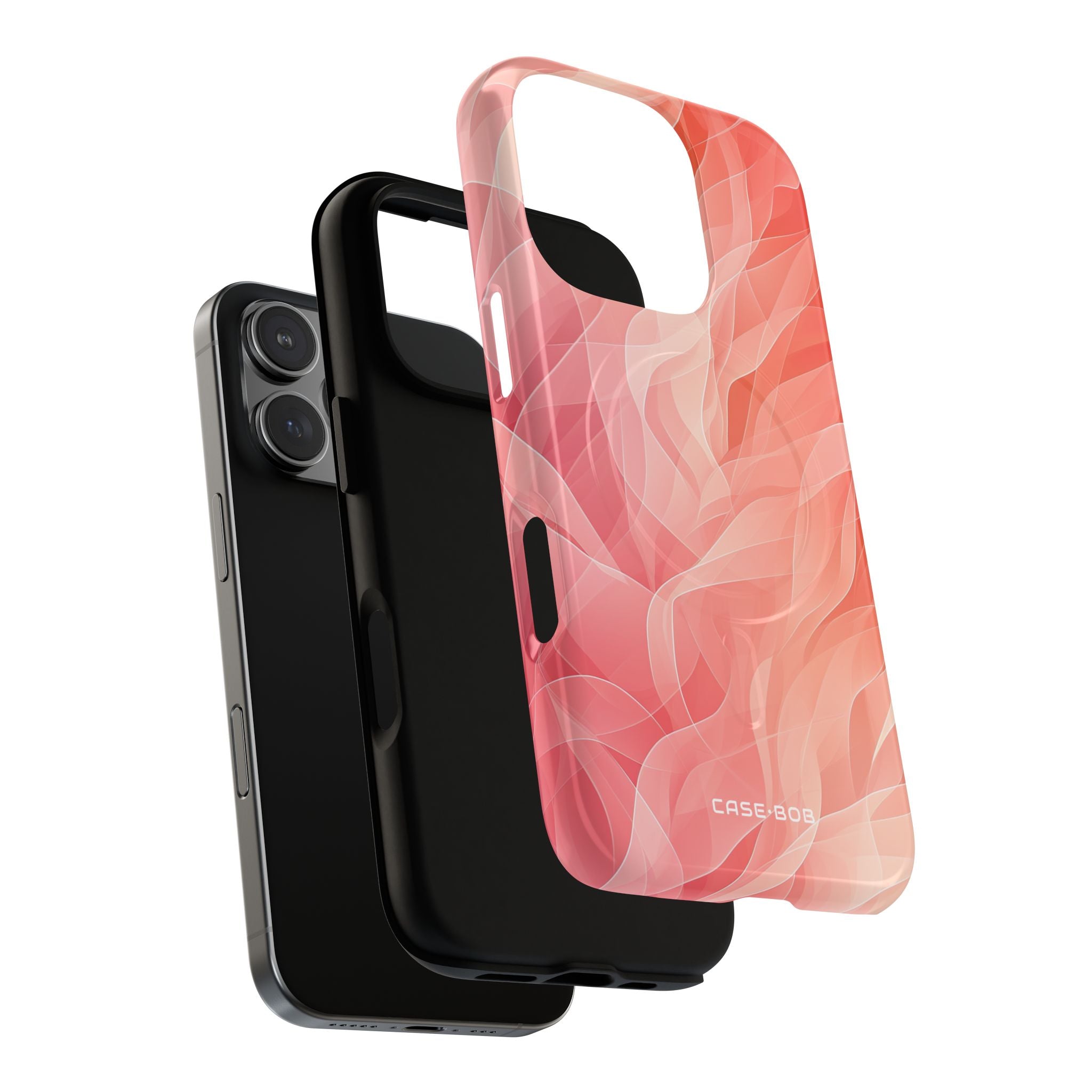 Peach Wave Drift iPhone 16 Pro Case - Tough+