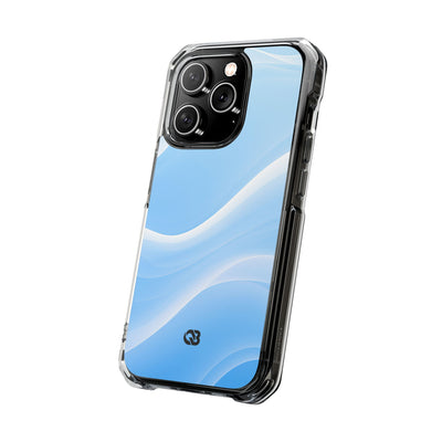 Blue Impact MagSafe Phone Case for iPhone - Glacial Blue Silk