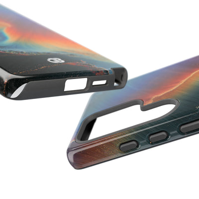 Prismatic Aura Shift · Tough Phone Case for Samsung · Blue