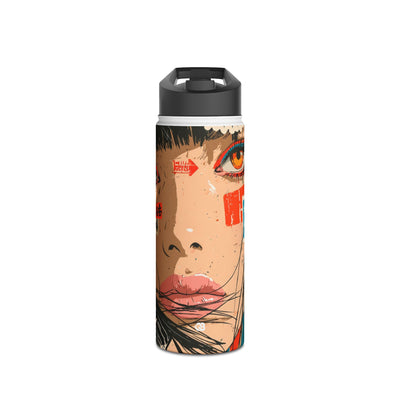 Shibuya Street Collage · Insulated Water Bottle · Red