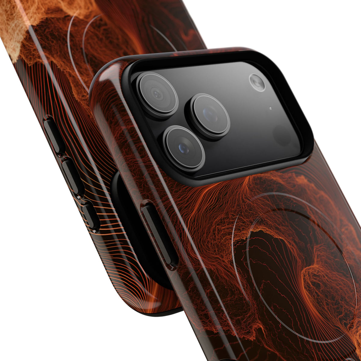Amber Filament · Tough 2.0 Magnetic Phone Case for iPhone · Orange