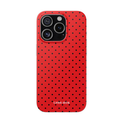 Crimson Punktmatrix iPhone 15 Pro Case - Soft