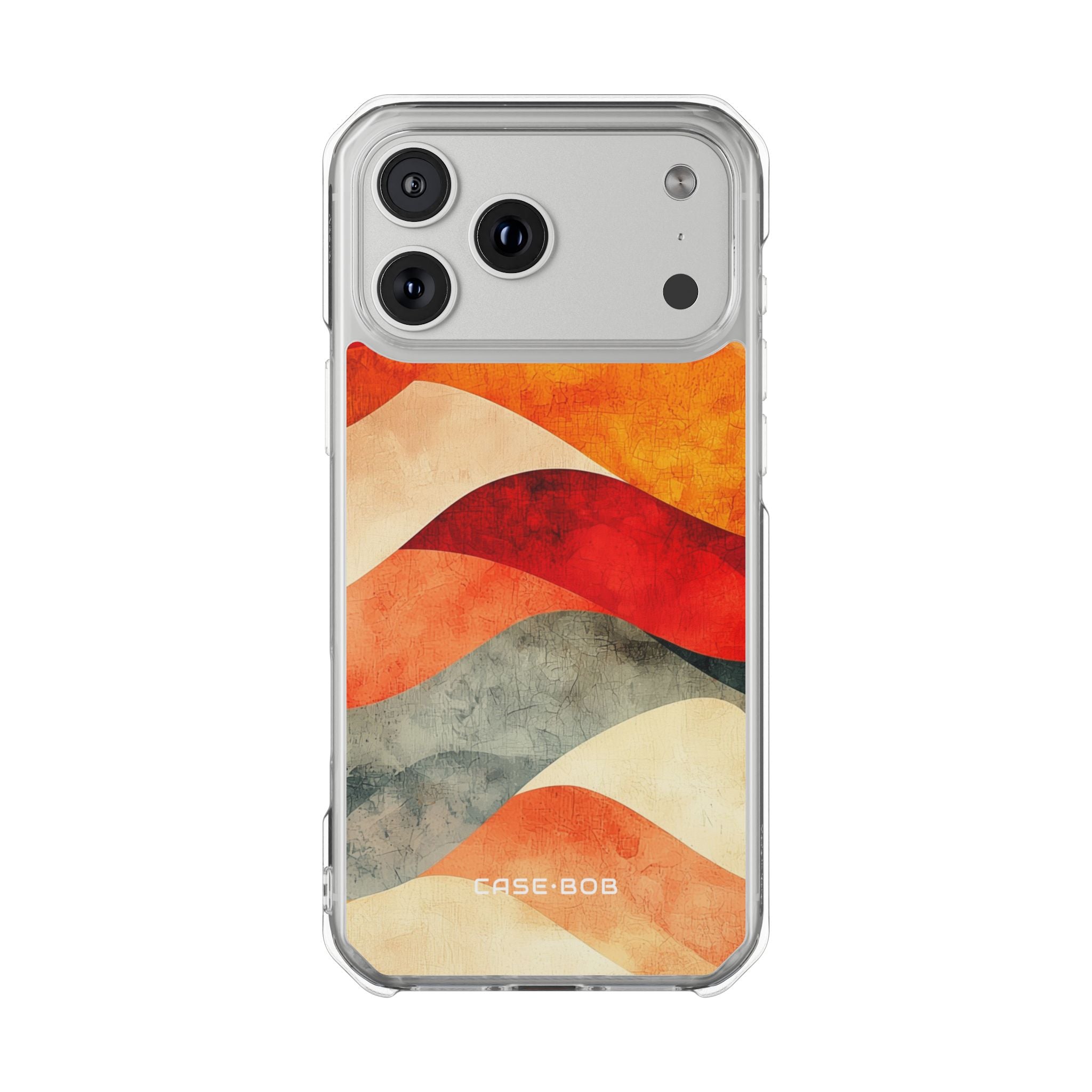 Crackled Waves iPhone 17 Pro Max Case - Impact