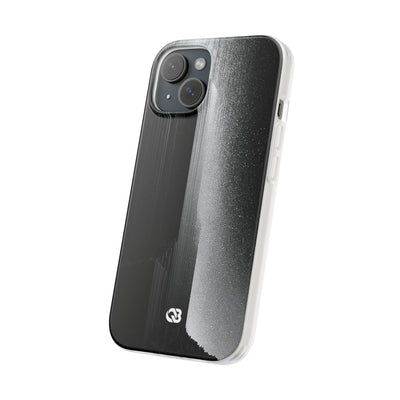 Black Lite Phone Case for iPhone - Brutalist Pixel Monolith