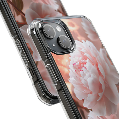 Peony Moonlight iPhone 15 Plus Case - Impact