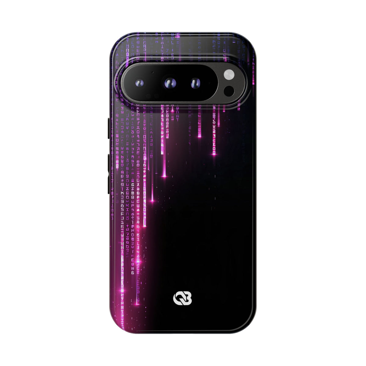 Binary Cascade · Tough Phone Case for Pixel ·  Black