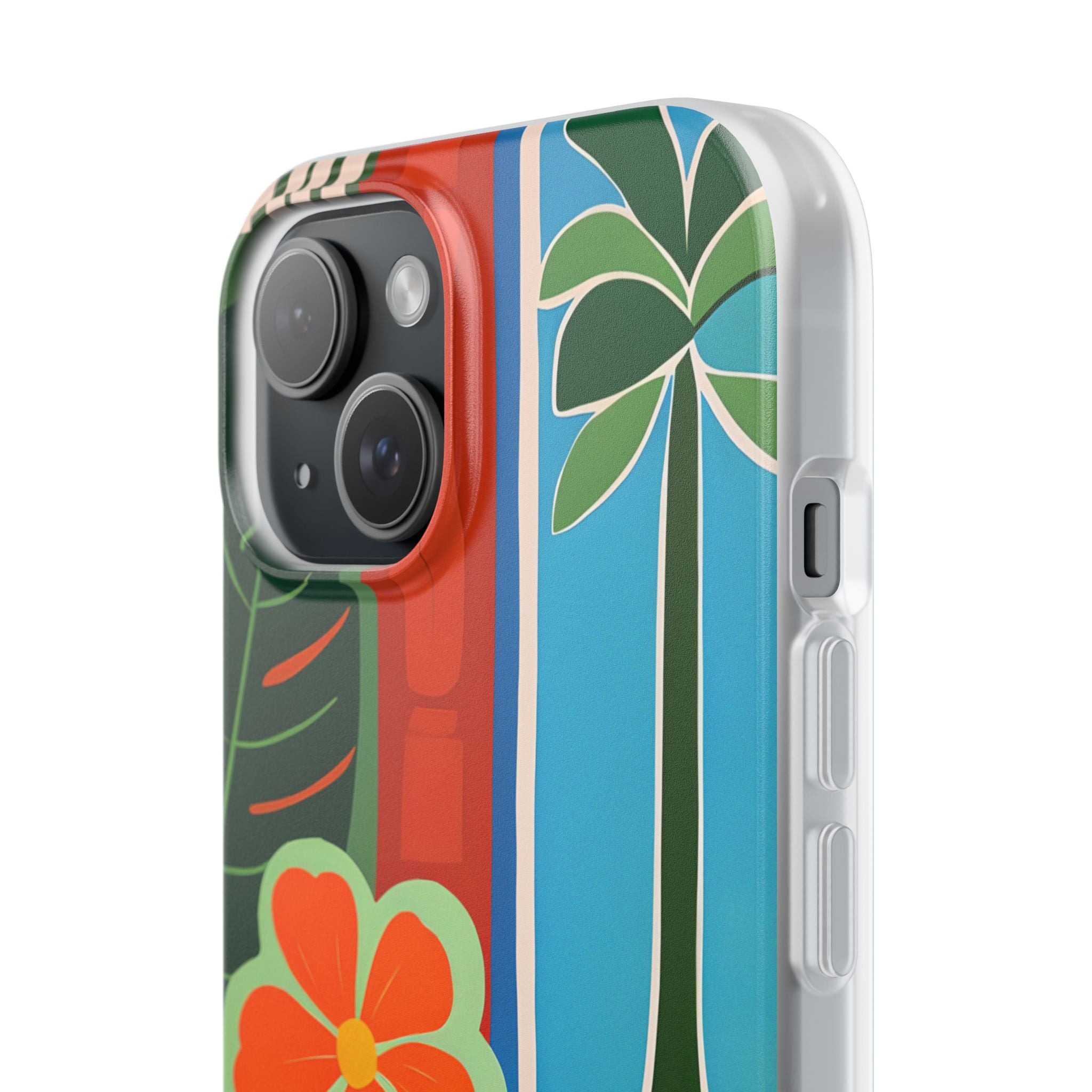 Vivid Jungle Collage · Soft Case dla iPhone